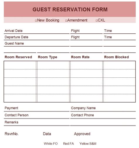 Guest Reservation .